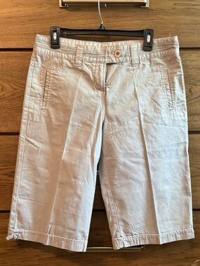 Women’s Cream Casual Knee-Length Shorts culotte Bermuda
